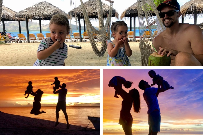 Twins Fiji holiday