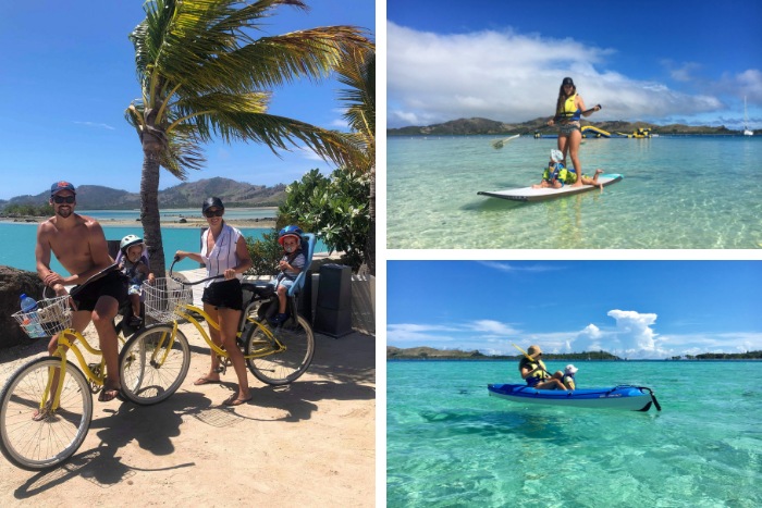 holiday fiji with twins