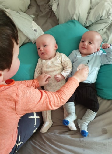 Bringing Home Triplets or Twins When You Have a Toddler newborn twins and a toddler