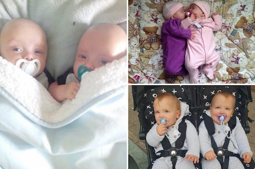 using dummies breastfeeding twins