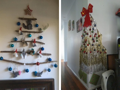 12 ways to protect the Christmas tree from twins or triplets! Alternatives to a Christmas tree when you have toddlers