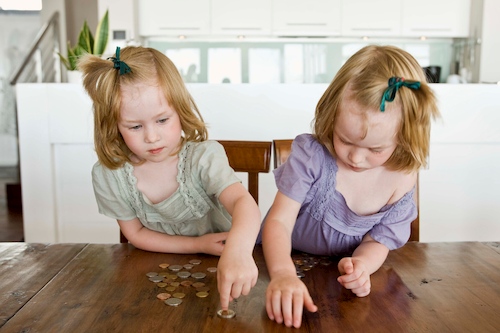 Home schooling twins and triplets due to COVID-19 teaching twins at home
