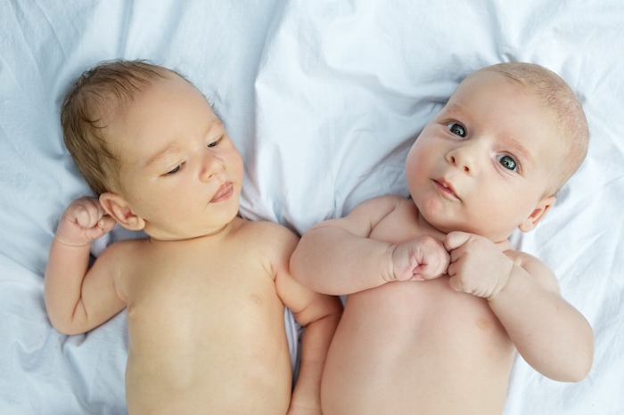 Looking after twins takes approximately 19 hours a day looking after newborn twins