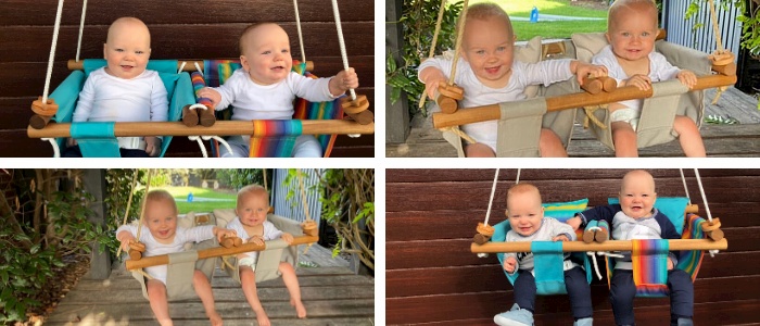 Twin Swing swingz for twins
