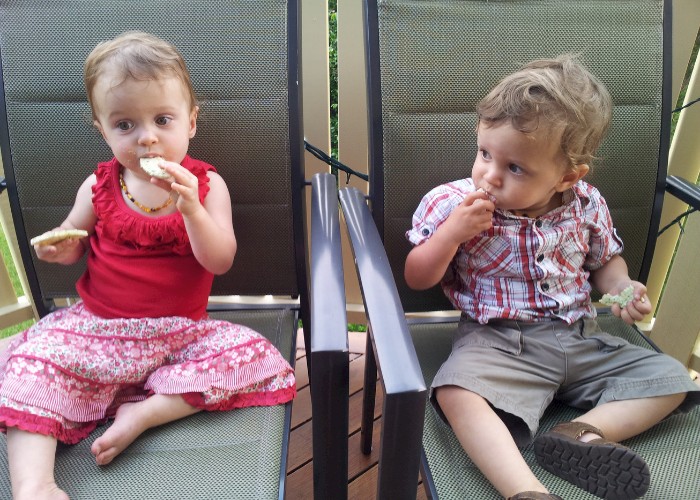 Desmoid Tumour after twin pregnancy. coping with twins and major surgery