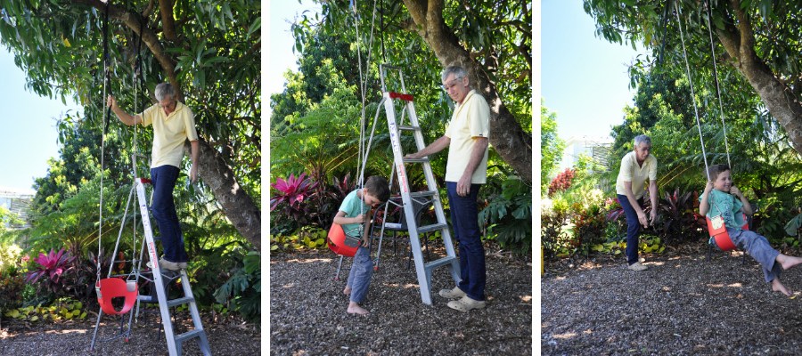 twins and grandfather