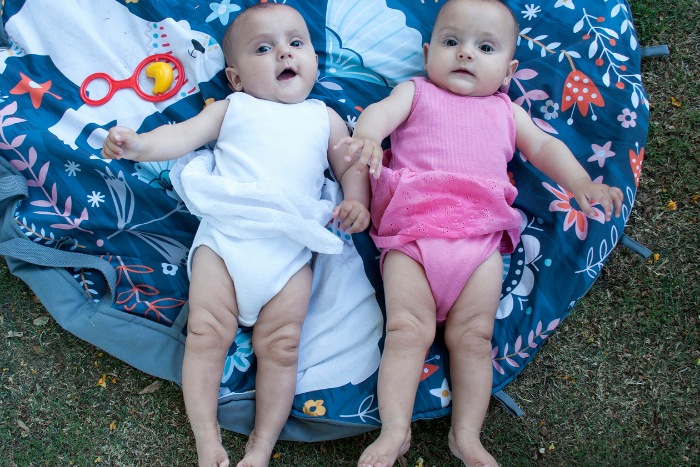 Play ideas for triplets and twins under 6 months of age outdoor play ideas for twins under six months of age
