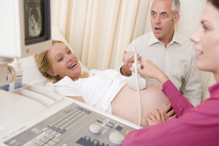 Shock when find out pregnant with twins