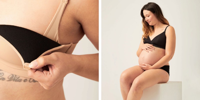 Maternity and Post Partum Underwear breastfeeding bra twins