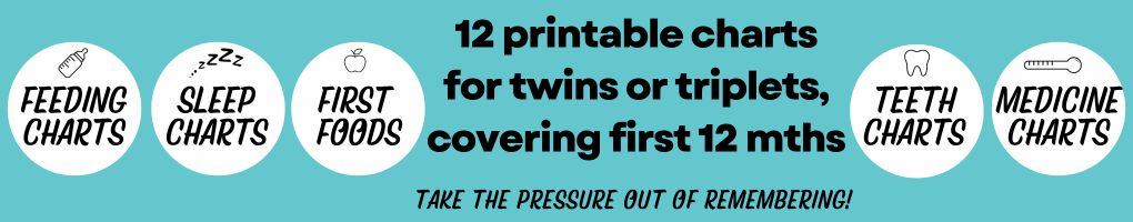 printable charts for twins
