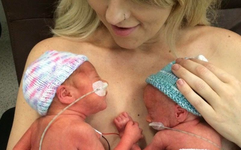 Fraternal girl/boy twins - born at 29+6 twins born at 29 plus 6