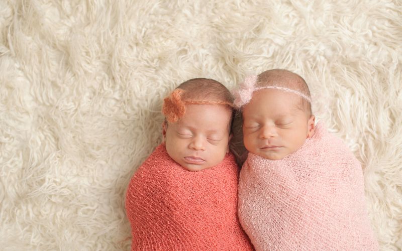 Unwrapping your babies- When to stop wrapping twins and triplets? When to stop wrapping twins