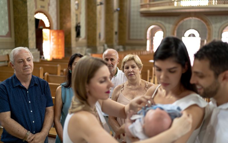 godparents for twins or triplets