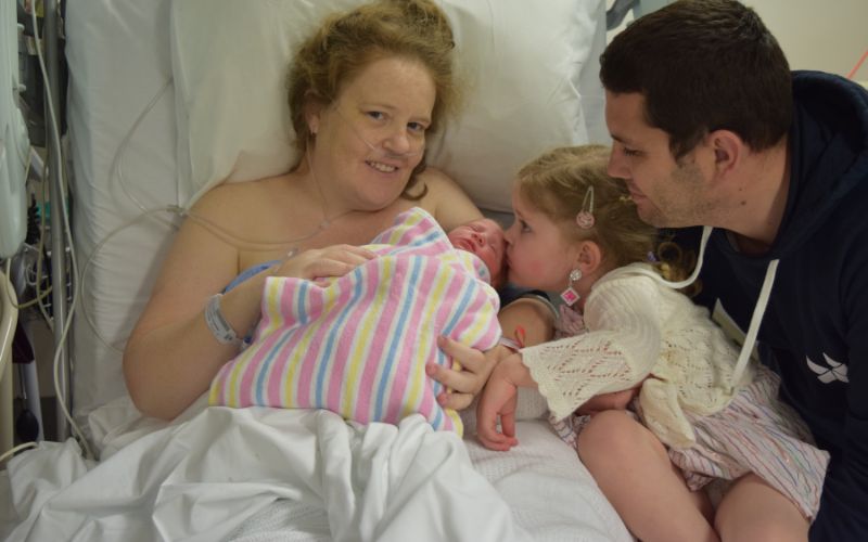 c-section and natural birth story