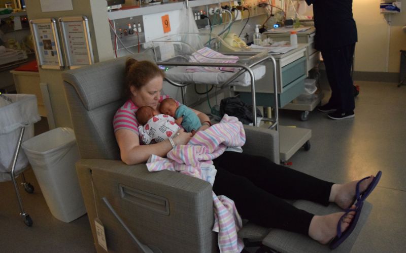 vaginal and c-section birth story
