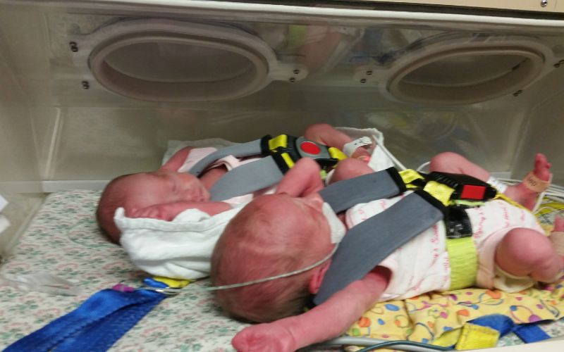 First trimester pregnant with twins