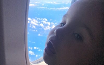 flying to fiji with twins