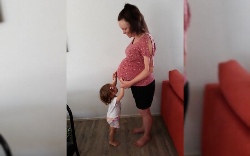 Caesarean twin birth at 36 weeks and 2 days 34 weeks pregnant with twins