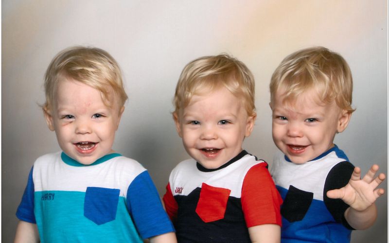 Finding out we were pregnant with identical triplets Identical triplet boys