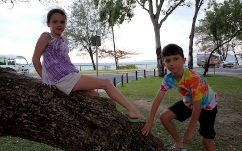 Going on holidays with twins or multiples – are they actually a “holiday”? resort holiday with triplets