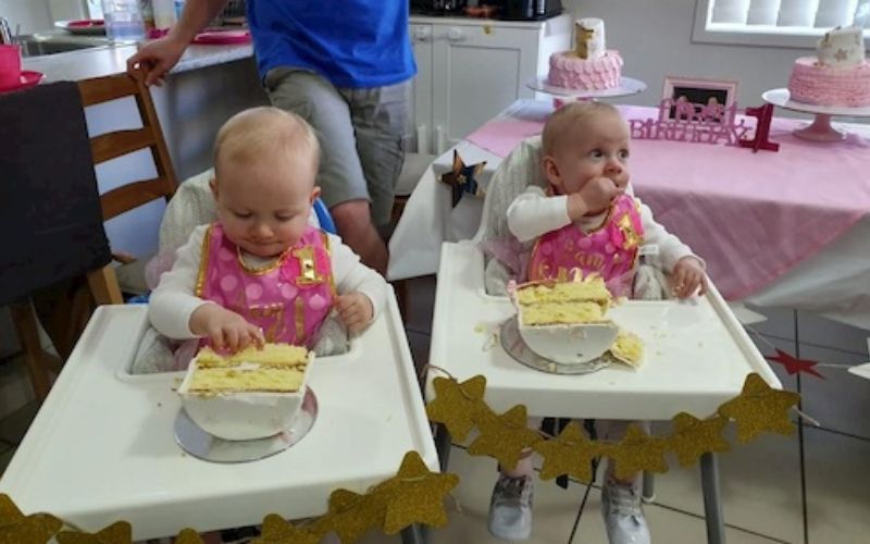 One twin has Congenital heart defect
