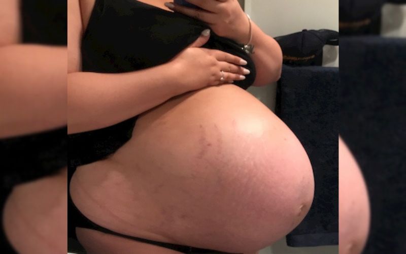 twin belly at 37 weeks