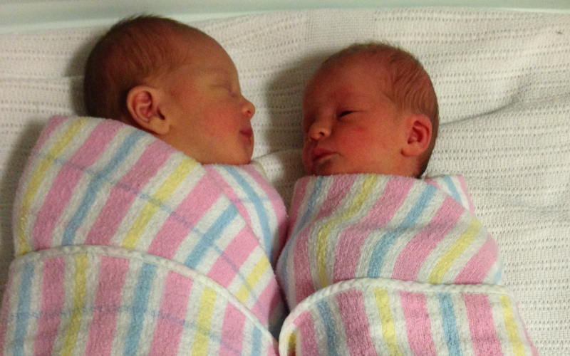 full term twins born vaginally at 38 weeks birth story