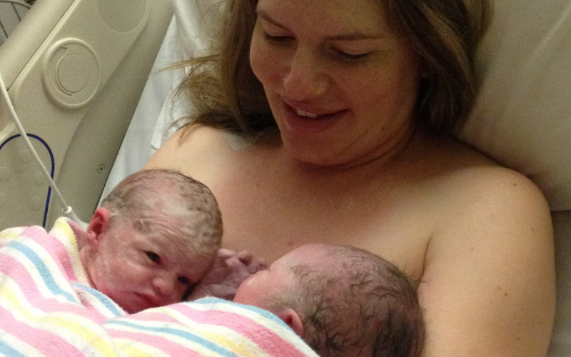 twins born naturally at 38 weeks
